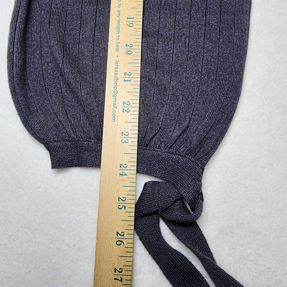 M Rena Lightweight Tunic Sweater Women Large Minimalist Indie Flowy Quiet Luxury - Picture 9 of 10